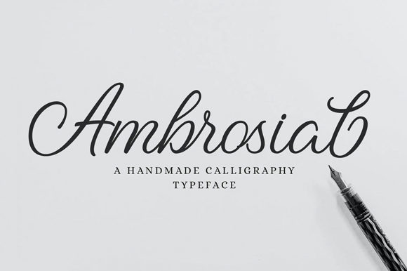 Ambrosial: Elegant Handwritten Font