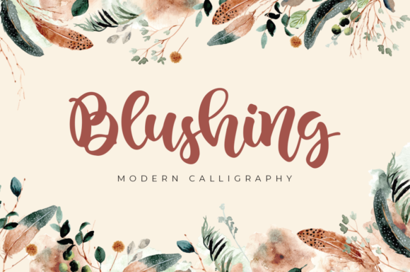 Blushing Font Review