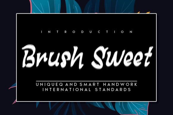 Brush Sweet: A Handwritten Font for Elegant Design