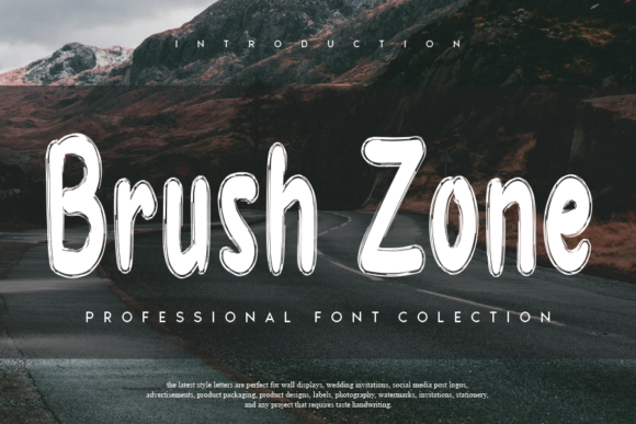 Brush Zone Font for Creative Design