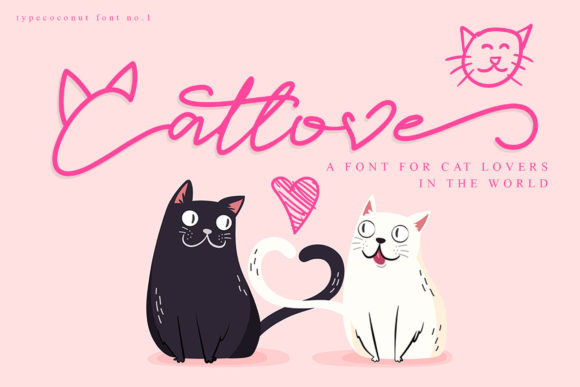 Catlove: A Whimsical Script Font