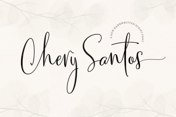 Chery Santos Font for Creative Projects