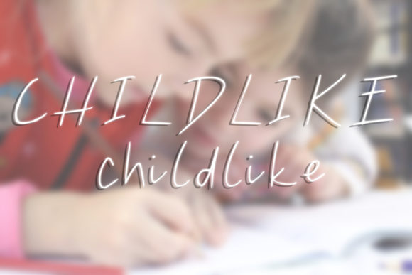 Childlike: A Handwritten Font for Creative Projects