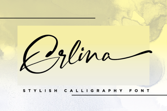 Erlina: A Stylish Handwritten Font
