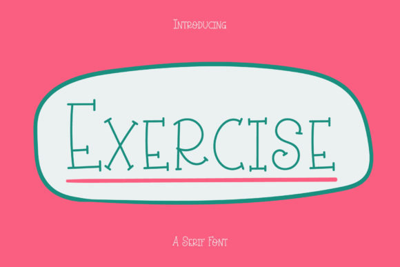 Exercise Font for Business Branding