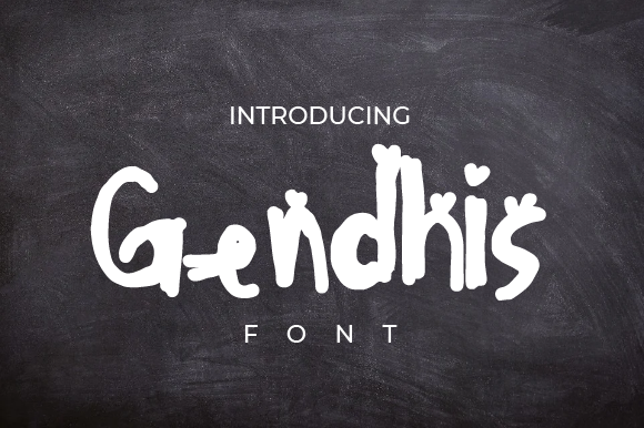 Gendhis: A Friendly Handwritten Font