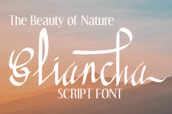 Gliancha: A Unique Handwritten Font