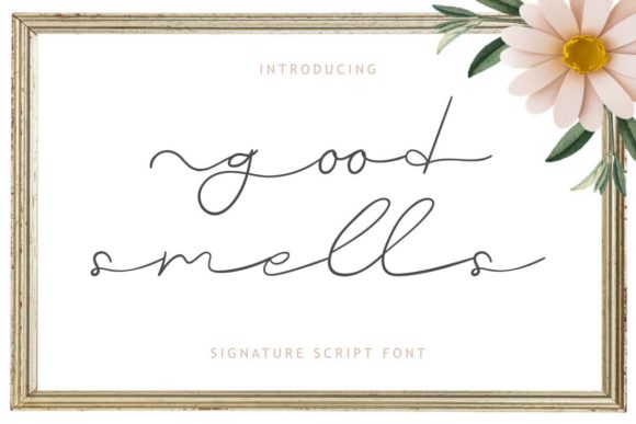 Good Smells Font: Elegant Script for Creative Projects