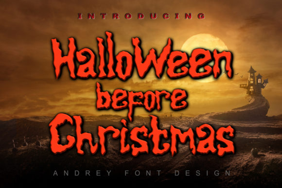 Halloween Before Christmas Font Review