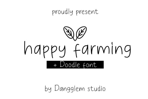 Happy Farming Font for Creative Marketing