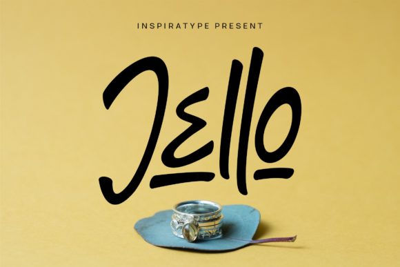 Jello: A Handwritten Font for Creative Projects
