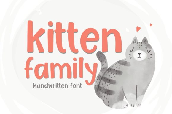 Kitten Family Font for Web Design