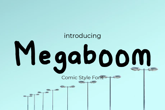 Megaboom: A Sweet Handwritten Font