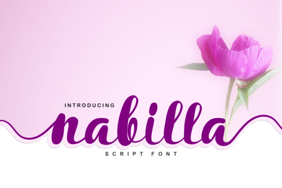 Nabilla: A Delicate Typeface for Creative Projects
