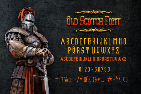 Old Scotch: A Bold Typeface