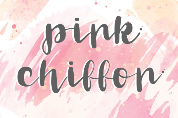 Pink Chiffon Font Review