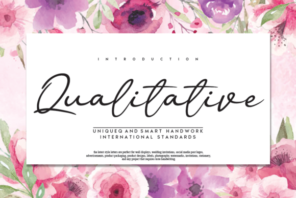 Qualitative: A Font for Polished Branding