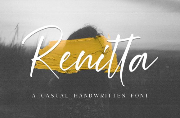 Renitta: A Handwritten Font for Web Design