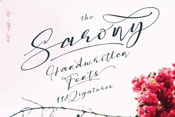 Sarony: A Handwritten Font for Elegant Design