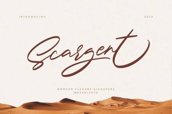 Scargent: A Magical Handwritten Font