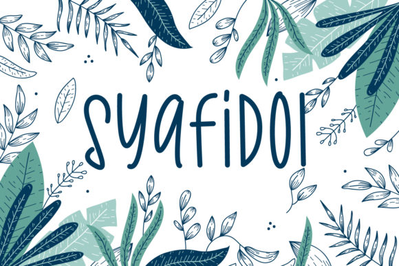 Syafidol: A Handwritten Font for Elegant Design