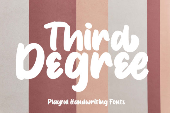 Third Degree Font for Business