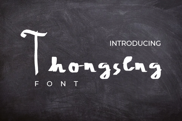 Thongseng: A Friendly Font for Business