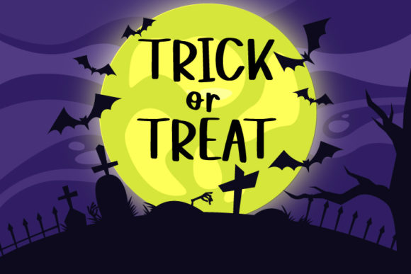 Trick or Treat Font for Creative Projects
