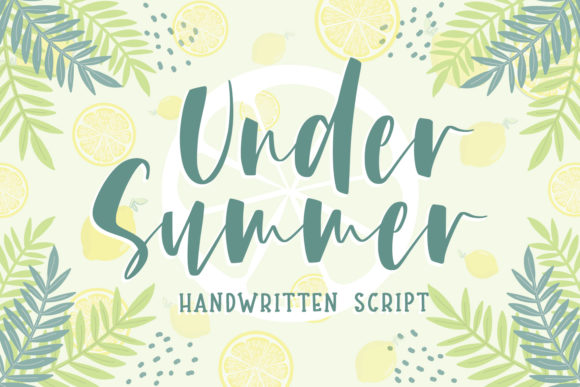 Under Summer Font: Handwritten Elegance