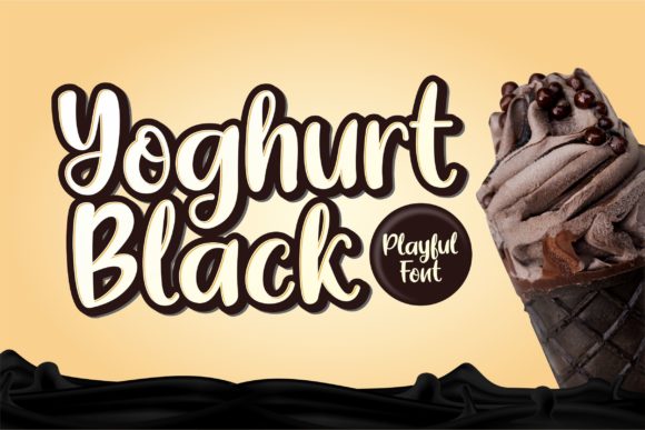 Yoghurt Black: A Font for Creative Campaigns