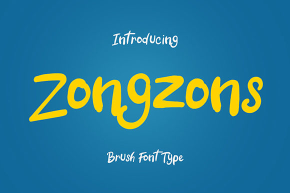 Zongzons: A Sweet Handwritten Font
